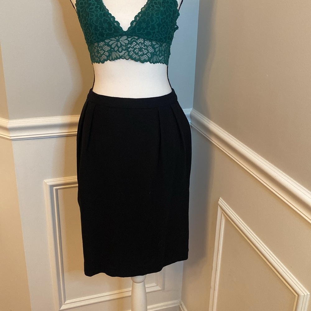 Black Wool Skirt size 10